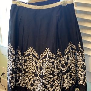 Embroidered and Beaded Skirt from The Loft